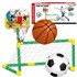 WOOPIE TOYS Sportski set 2u1 košarka i gol zeleni
